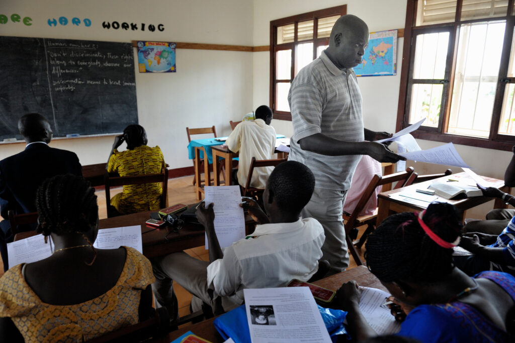 Teaching teachers in South Sudan
